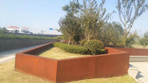 定安耐候钢挡土墙